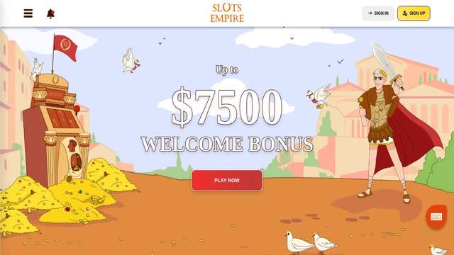 Slots Empire casino screenshot